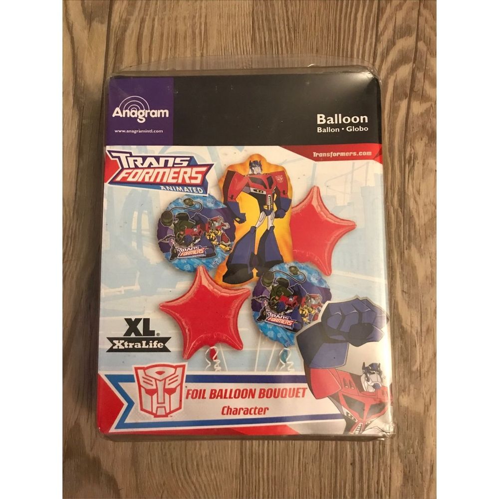 Transformers Animated Foil Balloon Bouquet